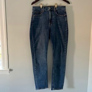 GAP High Rise Cigarette Jeans